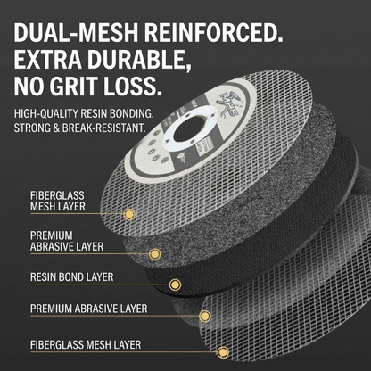 MHS Metal Cutting Discs for Angle Grinder – 50 Pack