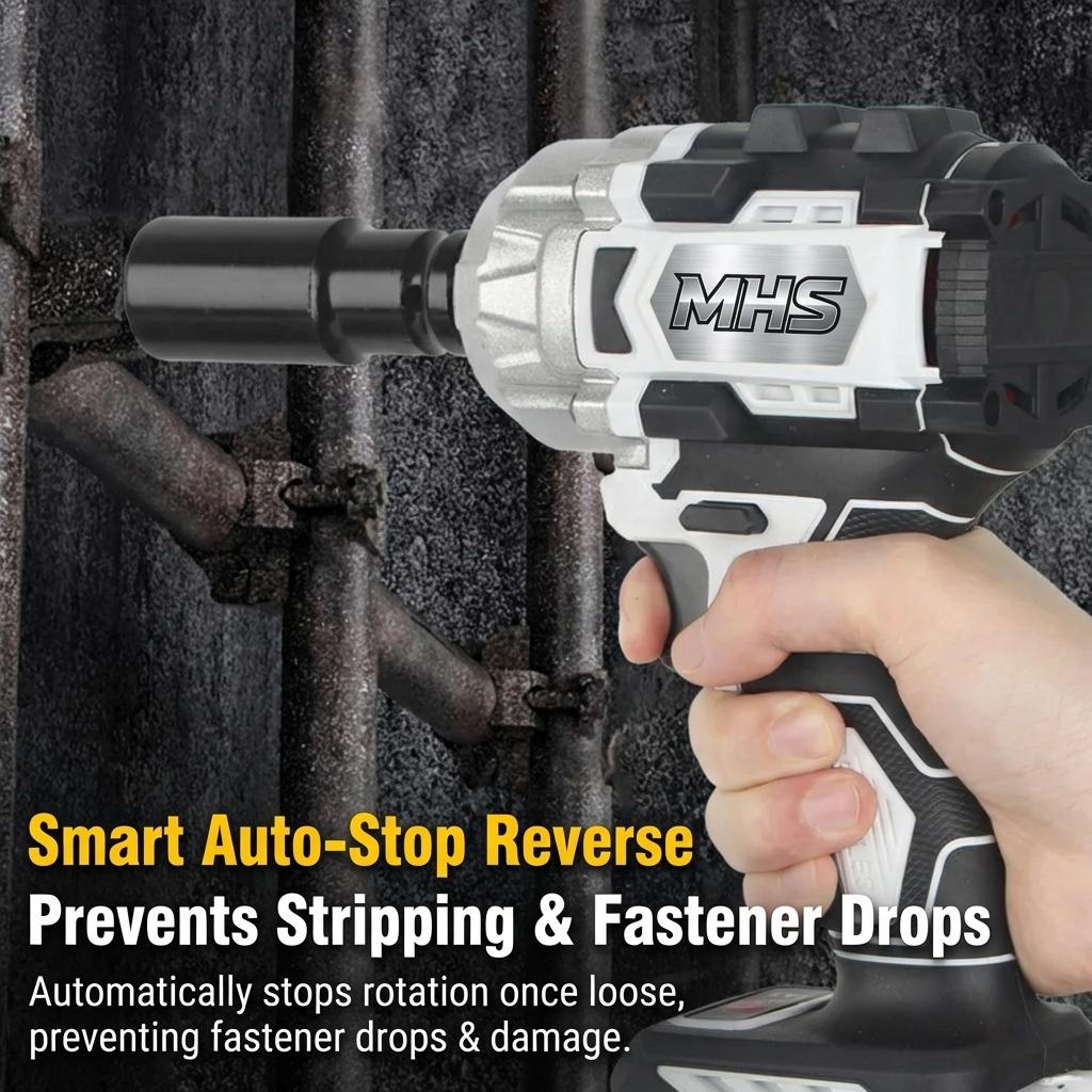 MHS Titan 650Nm Brushless Cordless Impact Wrench