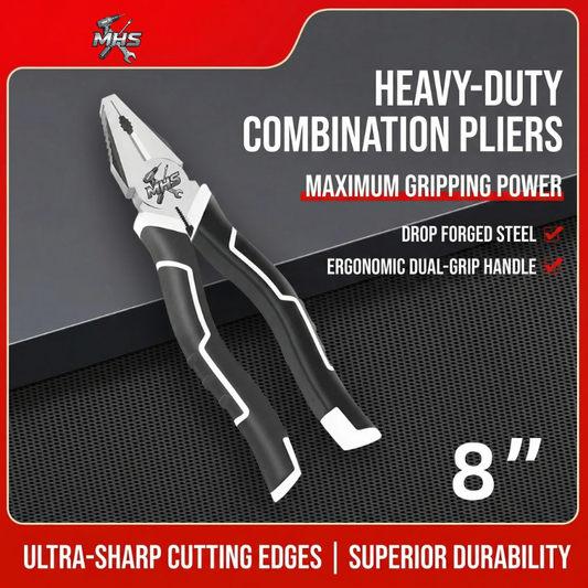 MHS 8-Inch Heavy-Duty Combination Pliers