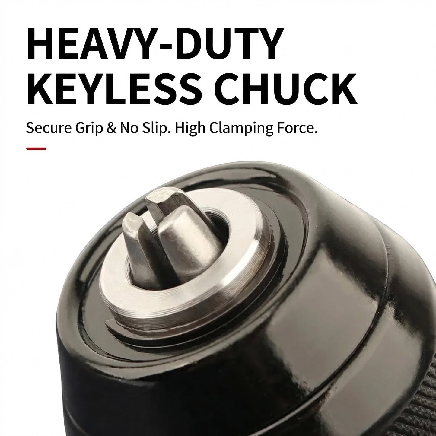 MHS Keyless Self-Locking Drill Chuck (0.8–10mm / 1.5–13mm)