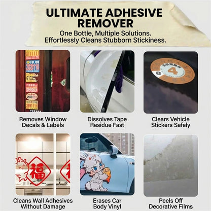 MHS Sticker & Adhesive Remover Spray – Fast Glue Residue Removal