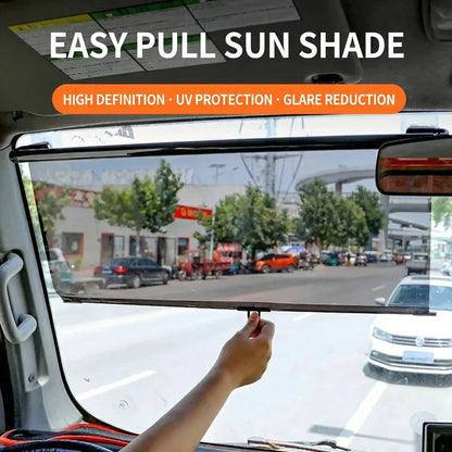 MHS Universal Retractable Windshield Sunshade