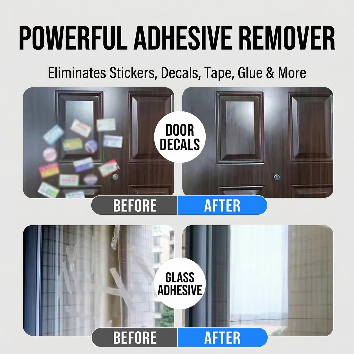 MHS Sticker & Adhesive Remover Spray – Fast Glue Residue Removal