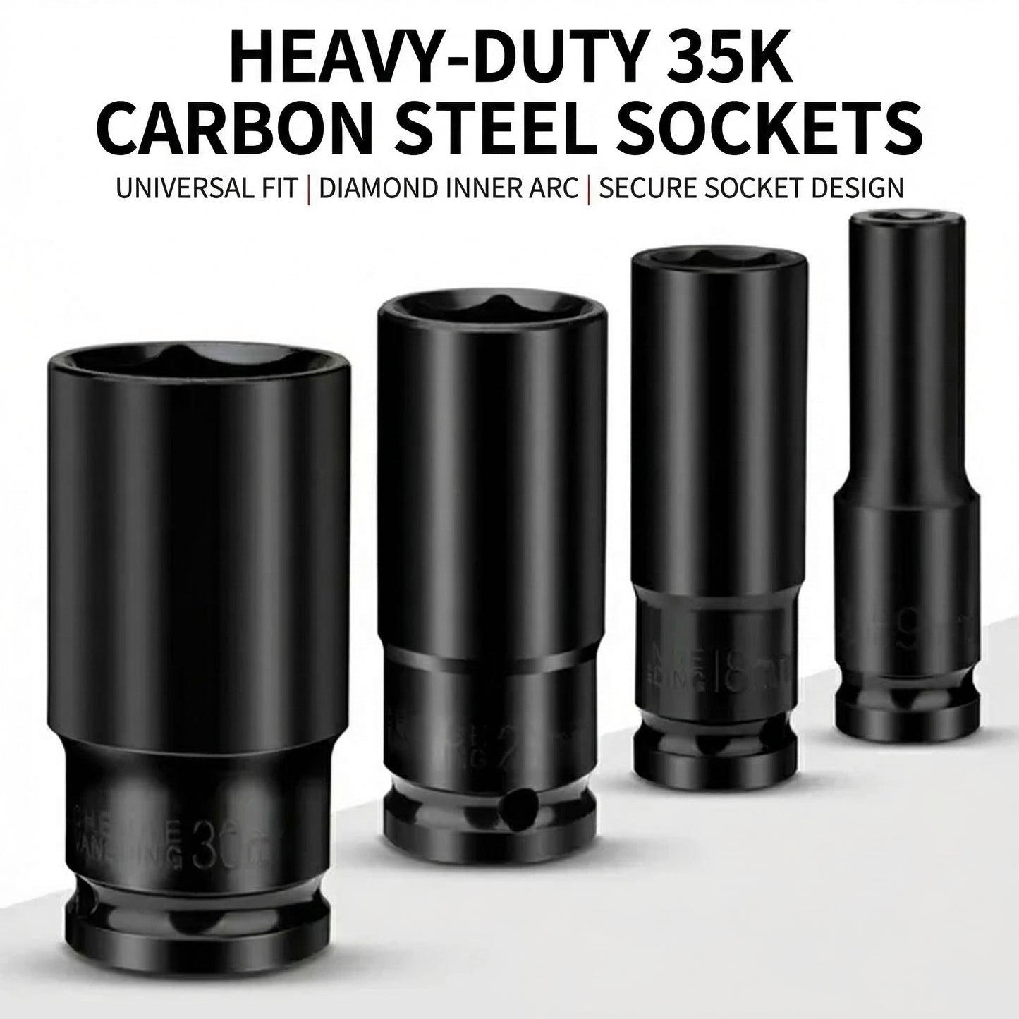 MHS Long Hex Impact Socket Set – 8–46mm