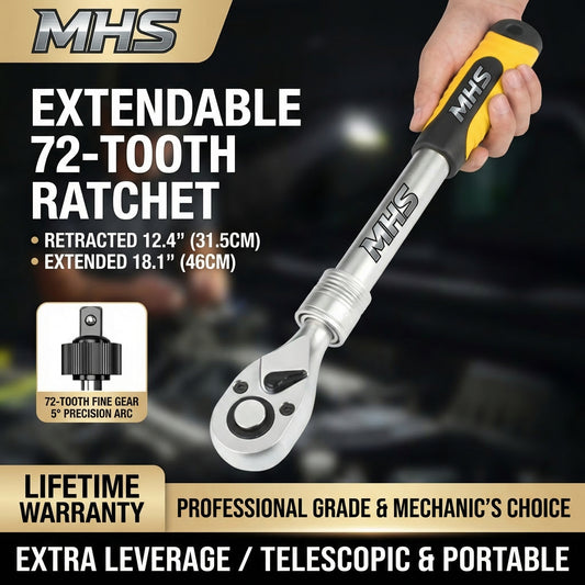 MHS 72-Tooth Telescopic Ratchet Wrench