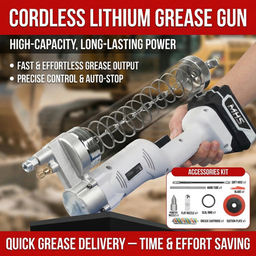MHS Heavy-Duty Cordless Grease Gun Kit