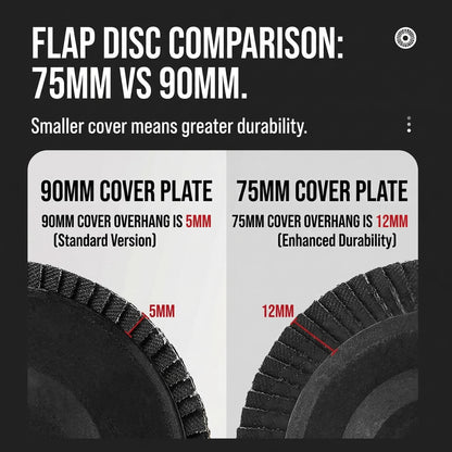 MHS 100mm 60-Grit Flap Sanding Disc