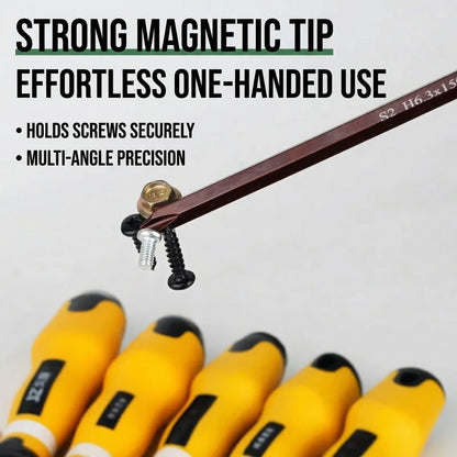 MHS 2-Piece Screwdriver Set – 6" Hammer Cap & 4" Insulated Phillips