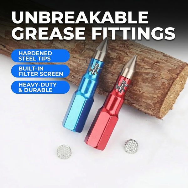 MHS Extended Grease Gun Nozzle with Filter Screen