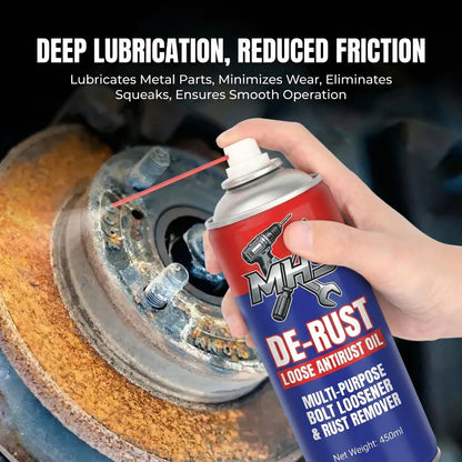 MHS Rust Penetrant Spray – Loosens Stuck Bolts & Removes Rust