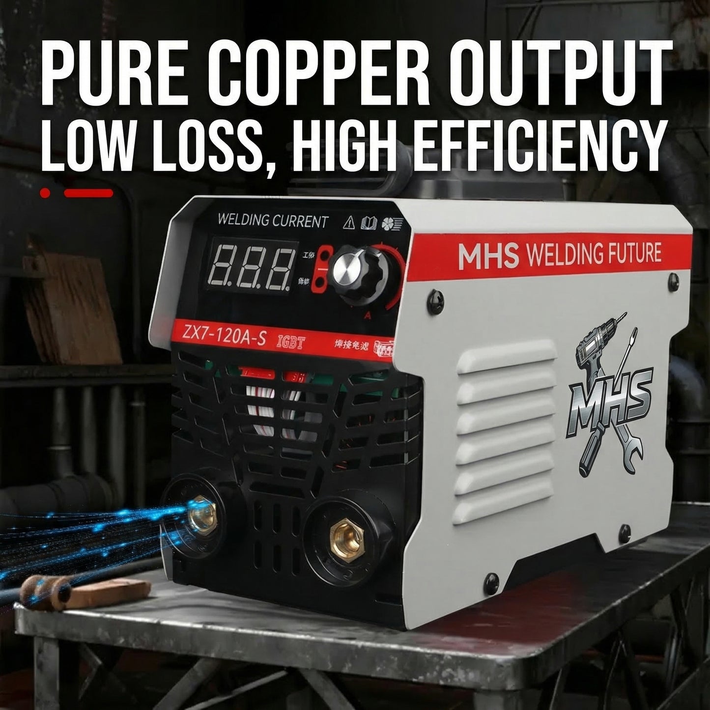 MHS ZX7-120A-S 120A Inverter MMA Stick Welder