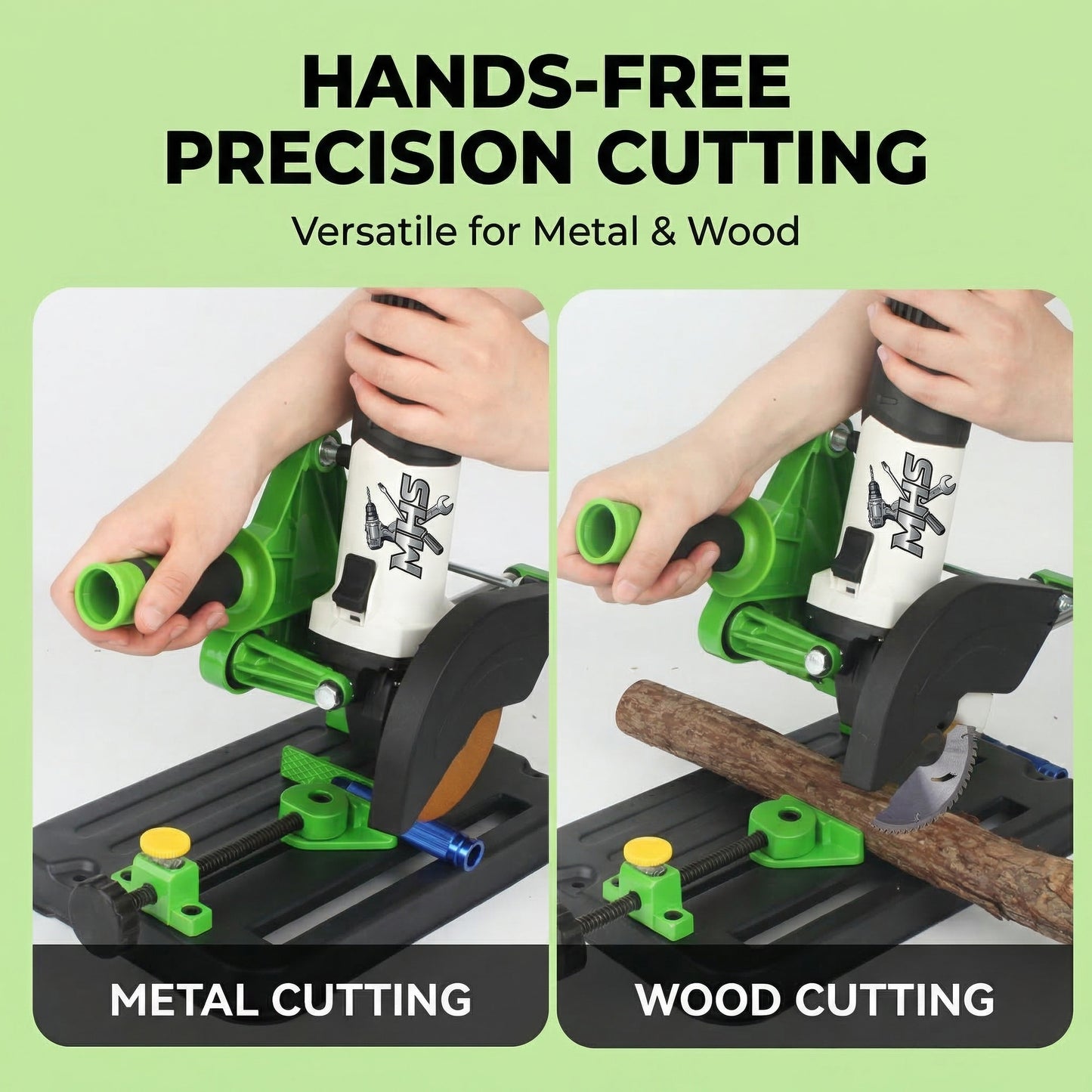 MHS Heavy-Duty Adjustable Angle Grinder Cutting Stand