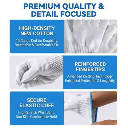 MHS Heavy-Duty Wear-Resistant Work Gloves