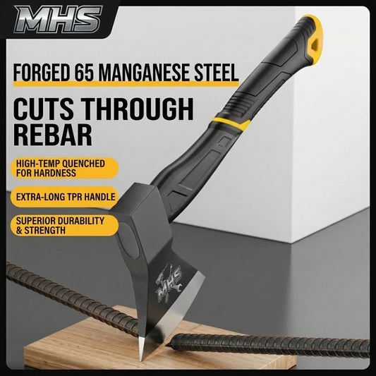 MHS 600g 65Mn Steel Wood Splitting Hatchet