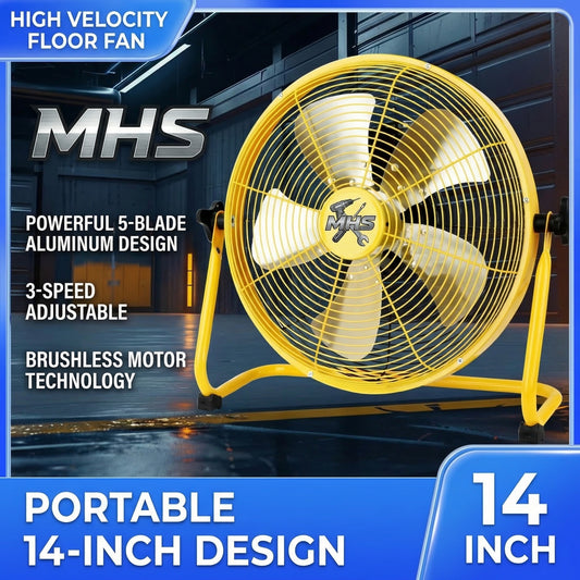 MHS Portable Rechargeable Cordless Fan