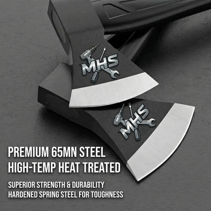 MHS 600g 65Mn Steel Wood Splitting Hatchet