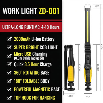 MHS ZD-001 Portable LED Work Light