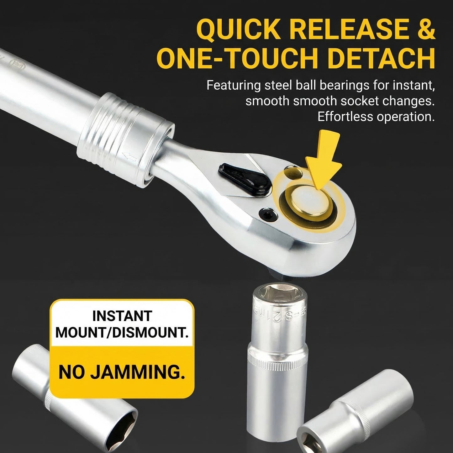 MHS 72-Tooth Telescopic Ratchet Wrench